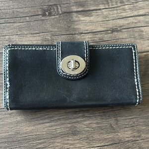 Coach Black Leather Wallet